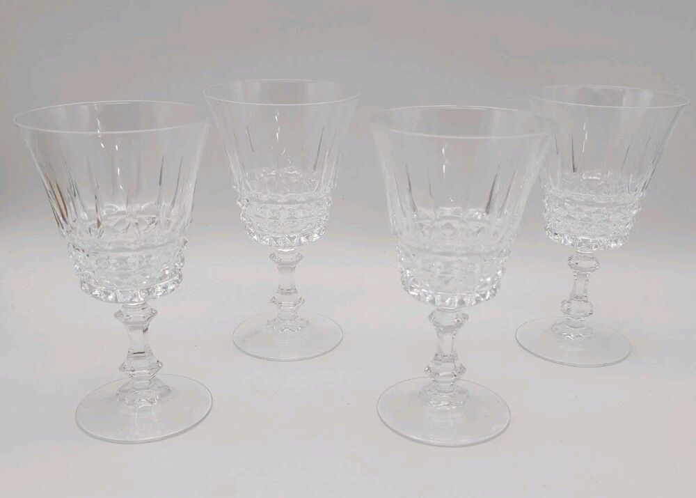 Cristal D'Arques-Durand Tuilleries Villandry Water Goblets (4)